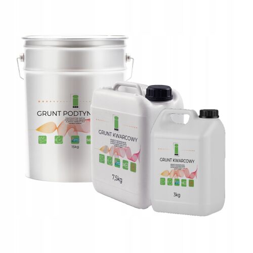 GRUNT KWARCOWY POD TYNK SILIKONOWY 3KG ŻÓŁTY CYTRYNOWY F624