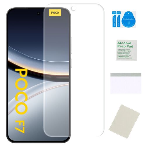 XIAOMI POCO F7 hidrogél képernyővédő fólia, erős, tartós TPU