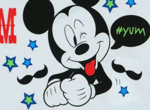 Disney ujjatlan Rugdalózó - Mickey Mouse #fehér-kék - 56-os méret 30789849 Rugdalózó, napozó - Pamut