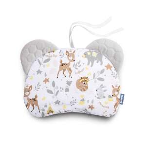 Sensillo Velvet erdei kaland baba párna, aranyos szarvas és erdei állat mintával - Sensillo