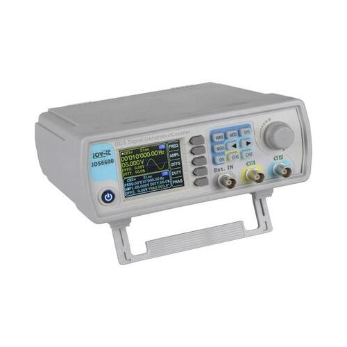 Függvénygenerátor frekvenciaszámolóval 15 MHz - 0.01 µHz 2 csatornás, Joy-it JT-JDS6600