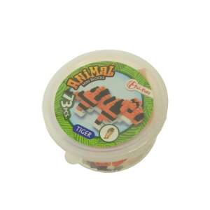 Animal mini blocks building toy, tiger, 73 pieces - Plastic Building Toy