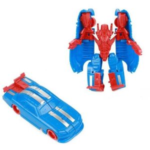 Blue RoboForces Transforming Car Toy, Vehicle to Robot Transformation - Kids's play car