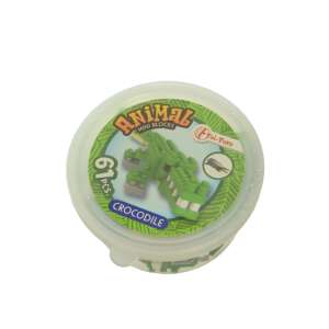 Animal Mini Blocks Crocodile Building Toy, 61 Pieces - Plastic Building Toy