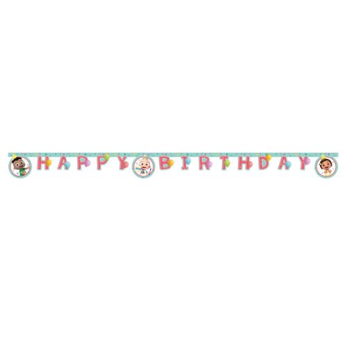 CoComelon Birthday felirat 200 cm FSC 182286632 - Party kellék