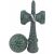 Kendama X Original professzionális Leski fából készült játék repedezett fekete és zöld kivitelben, a golyó lazán lóg, zsinórral, ügyességi játékokhoz