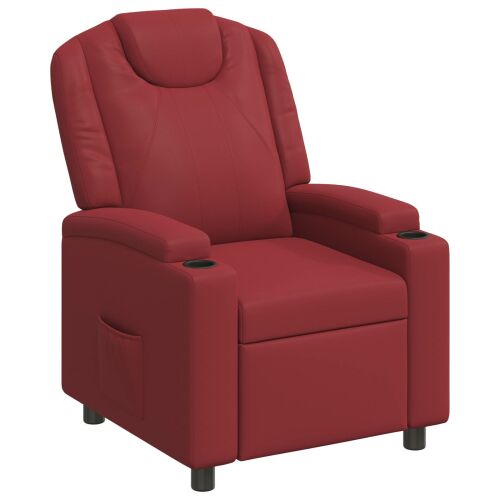 vidaXL Fotel ágy Bordó 75 x 95 x 106 cm Szövet 182579595 - Fotel