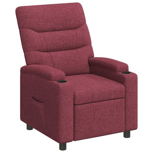 vidaXL Fotel ágy Bordó 75 x 95 x 103 cm Szövet 182579928 - Fotel