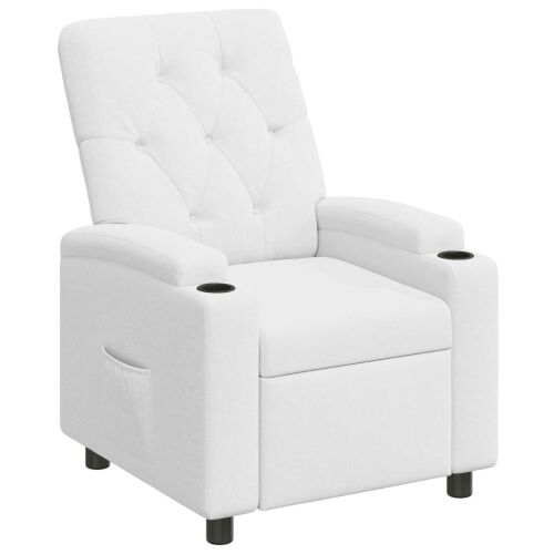 vidaXL Fotel ágy Fehér 75 x 95 x 101 cm Szövet 182579609 - Fotel