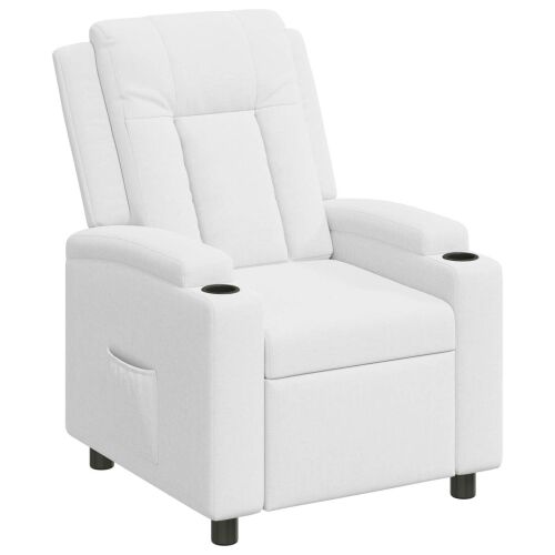 vidaXL Fotel ágy Fehér 75 x 95 x 100 cm Szövet