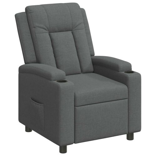 vidaXL Fotel ágy Sötétszürke 75 x 95 x 100 cm Szövet 182581183 - Fotel