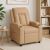 vidaXL Fotel ágy Cappuccino 75 x 95 x 100 cm Szövet 182581057