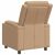 vidaXL Fotel ágy Cappuccino 75 x 95 x 100 cm Szövet 182581057