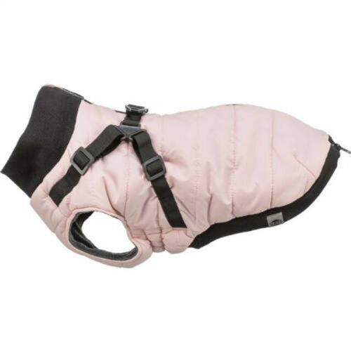 Trixie Coat Pontis with Harness - kabát hámmal (pink, vízlepergető) kutyák részére (S) 36cm 182609630 - Kutyaruha
