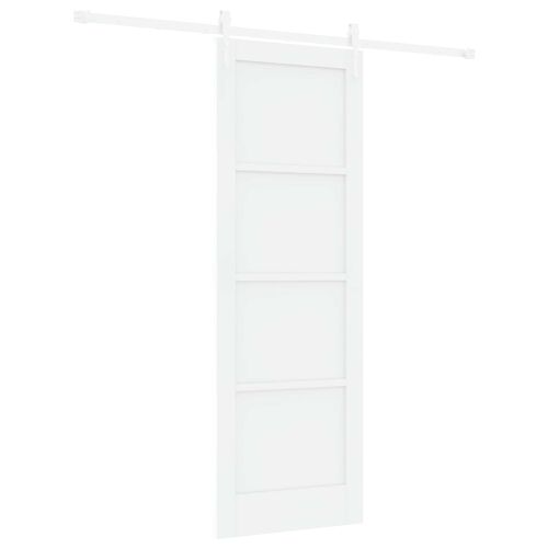 vidaXL Csúszó ajtó ORKDAL 73,5 x 211 cm Szerelt Fa Fehér 182626589 