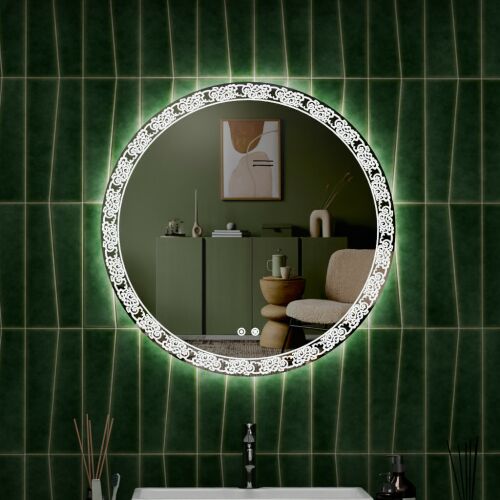 Ø70cm kerek Led tükör | Páramentesítő - Fényerő + színhőfok állítás 182717185 