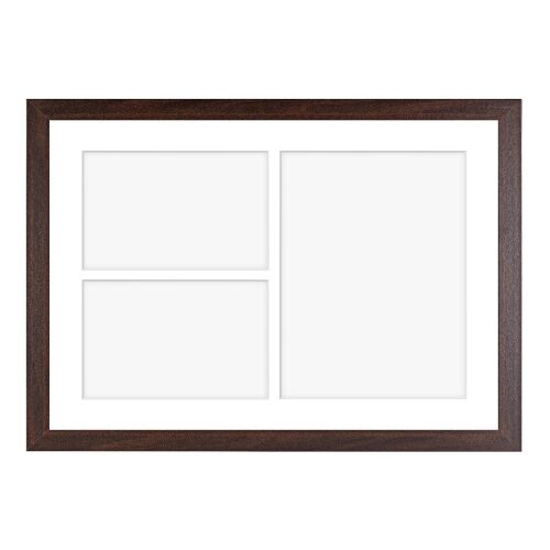Ramka na 3 zdjęcia Hekla 30x40x3 galeria brązowy 1szt.