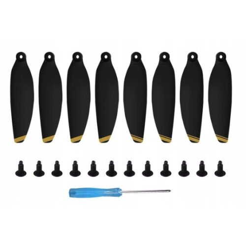 Sunnylife 8 darab aranyhegyű propeller és csavarok DJI Mavic Mini drónhoz csavarhúzóval, fehér alapon - Drón kiegészítő
