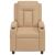 vidaXL Dönthető masszázsfotel Cappuccino 75 x 95 x 100 cm Szövet 182845032