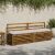 vidaXL Padpárna VIANEN 100% poliészter Fehér 200 x 40 x 12 cm 182846114