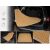 Kollázs a Max-Mat EVA csomagtartó szőnyeg behelyezéséről autóba, hajtogatott, sík és részletes nézetekkel