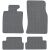 Mini Cooper II 2006-2013 között. Külön szőnyegek - EVA HONEYCOMB GRAY 182913831
