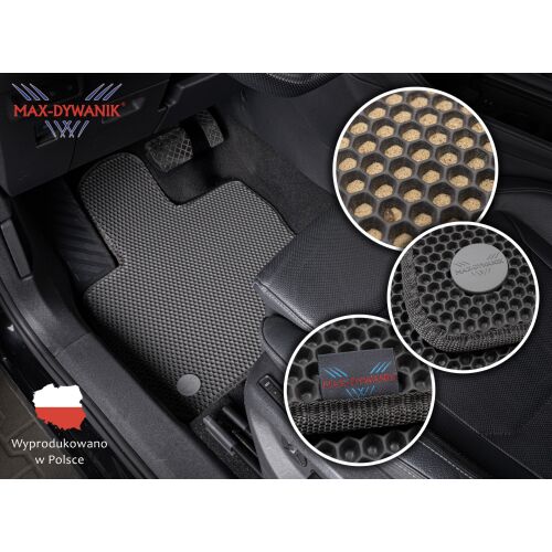Mini Cooper II 2006-2013 között. Külön szőnyegek - EVA HONEYCOMB GRAY 182913831 - Jármű és alkatrész