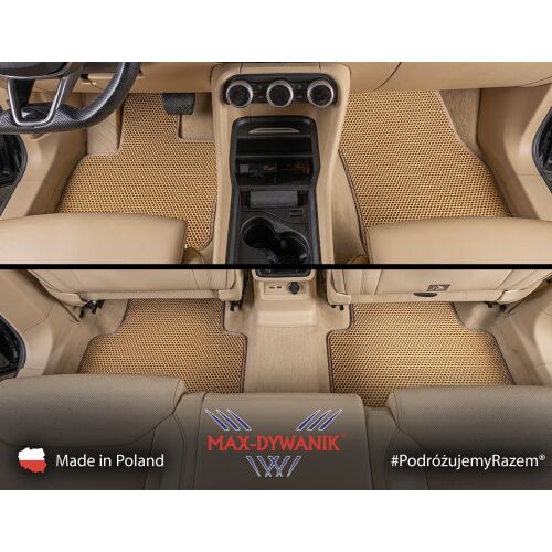 Toyota Hilux VII 2005-2015 között. Különleges szőnyegek - EVA HONEYCOMB BEIGE 182949075 - Jármű és alkatrész