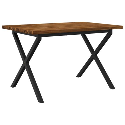 vidaXL Négyzet Alakú Étkezőasztal 120 x 70 x 75 cm Tömör Akácfa 183005818 - Étkezőasztal