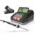 Fahrenheit digital soldering station with LCD display, soldering iron, solder and sponge