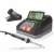 Fahrenheit digital soldering station with LCD display, soldering iron, solder and sponge