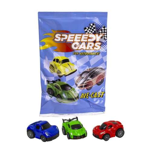 Speedy Cars mini fém meglepetés autók – 5 cm