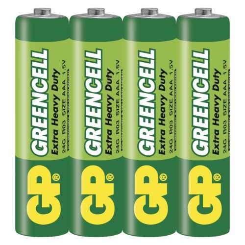 4 pakiranja AAA baterija GP Greencell Extra Heavy Duty