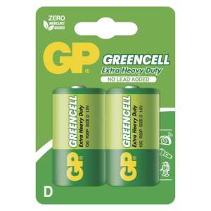 Батерии GP Greencell Extra Heavy Duty D, 2 броя - Батерия и акумулатор