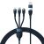 Kabel USB 3 w 1 Baseus Flash Series 2, USB-C + micro USB + Lightning, 100W, 1,2m, niebieski 46126397