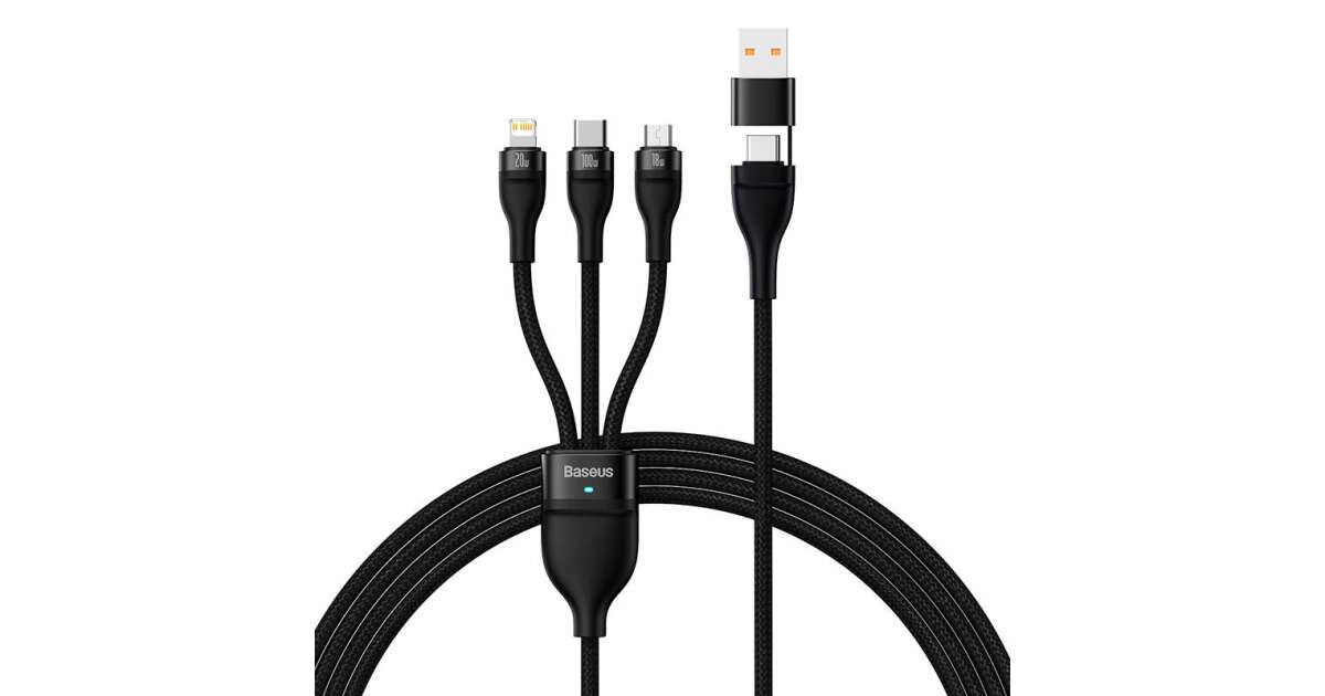 Baseus CAMYS-01 Fast Charging USB to Micro 2A Data Cable - 1M - Black