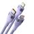 Baseus Flash Series 2 3in1 USB Cable USB-C + micro USB + Lightning 100W 1.5m (CASS030205) #purple 133925860