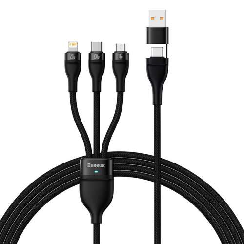 Kabel USB Baseus Flash Series 2 3w1 z USB-C, Micro USB i Lightning