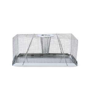 Capcană pentru șoareci cu prindere în viață, 29,5x13x15 cm, metalică, umană, controlul rozătoarelor - Articole antidăunători