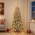 vidaXL műfenyő díszgömbökkel 240 cm 300 melegfehér LED 183264272