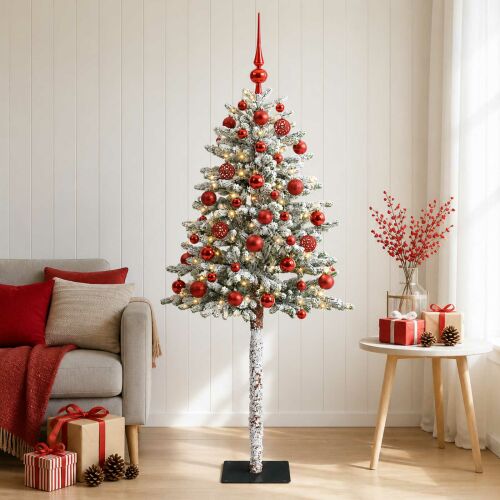 vidaXL műfenyő díszekkel 150 cm 150 LED-del 183264992 - Dekoráció