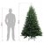 vidaXL mesterséges karácsonyfa gömbökkel 210 cm 300 LED 183265696