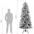 vidaXL műfenyő díszgömbökkel 240 cm 300 meleg fehér LED-del 183268178