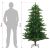 vidaXL műfenyő karácsonyfa gömbökkel 180 cm 300 LED-del 183268281