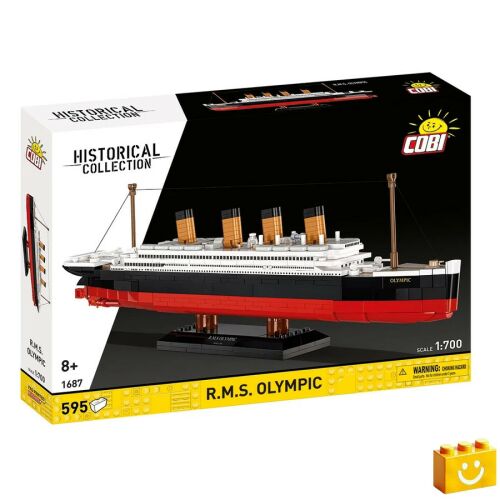 COBI 1687 - R.M.S. Olympic (1911) - történelmi óceánjáró - 100% kompatibilis minden más kedvelt márkával