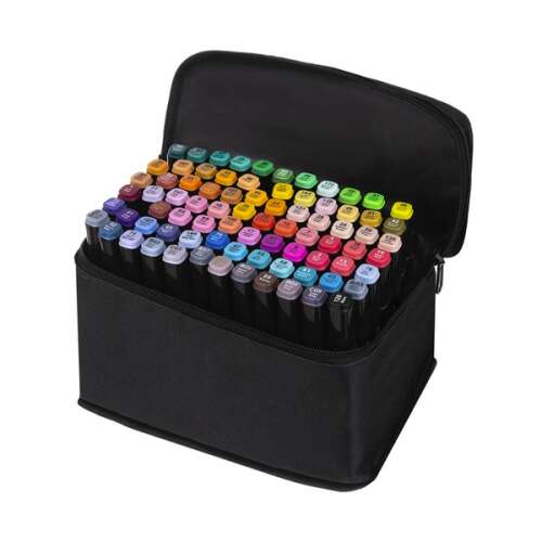 Double-Sided Marker Pen Set - 80 pcs