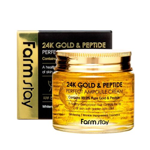 FarmStay 24 karátos arany és peptid tökéletes ampullákrém 80ml