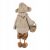 Plüssmackó figura pulóverkosárban, 32 cm-es karácsonyi ajándék Szent Miklós napra 183361892