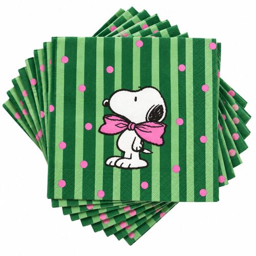 PEANUTS papírszalvéta, Snoopy masnival 183608733 - Háztartási papírtermék