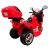 M6 Elektromos Tricikli - Hátsó Nézet Piros Gyerek Motor